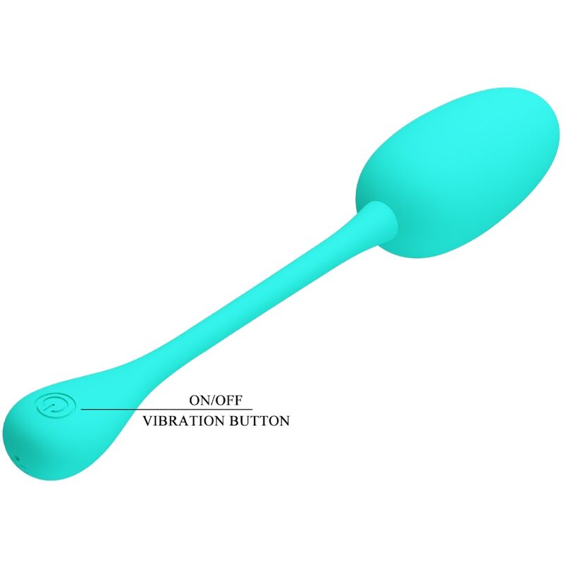 Pretty Love Knucker Vibrating Egg Aqua