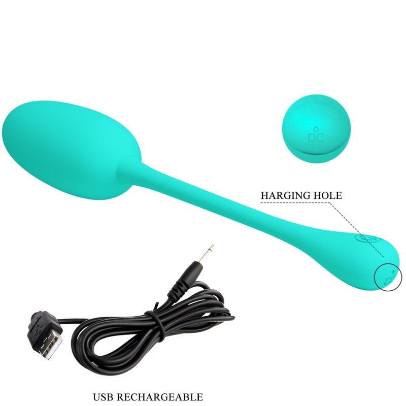 Pretty Love Knucker Vibrating Egg Aqua