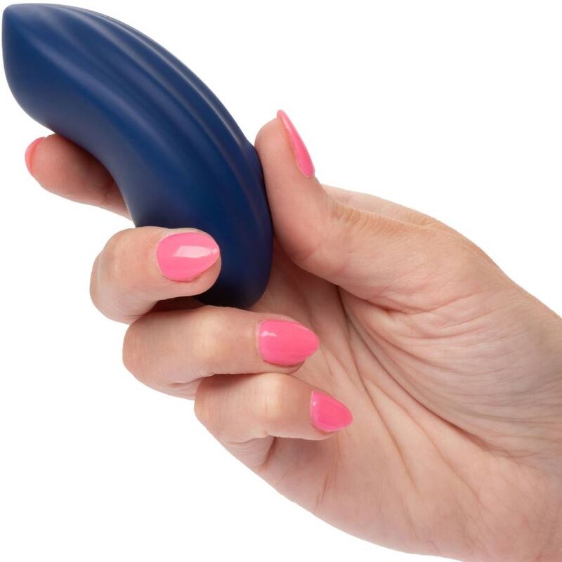 CalExotics Cashmere Velvet Curve Vibrator Blue