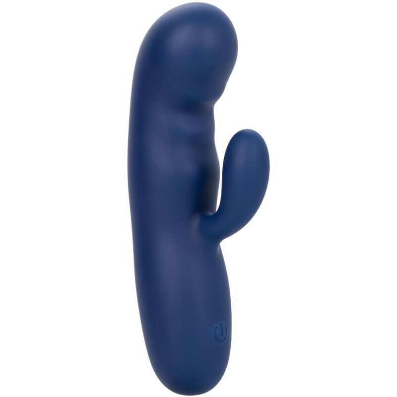 CalExotics Cashmere Silk Duo Rabbit Vibrator Blue