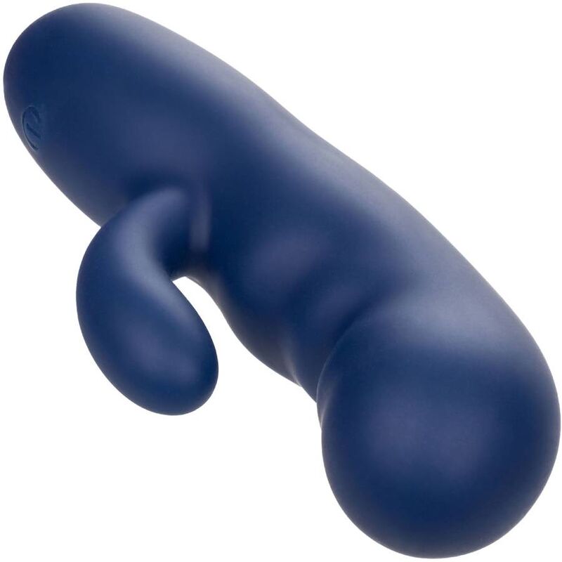 CalExotics Cashmere Silk Duo Rabbit Vibrator Blue