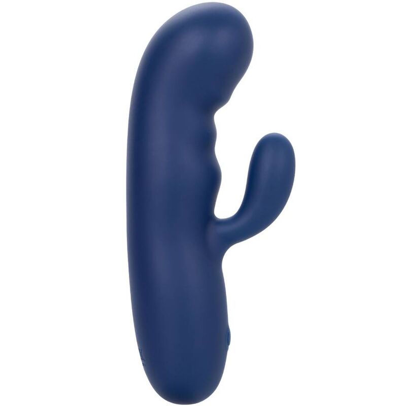 CalExotics Cashmere Silk Duo Rabbit Vibrator Blue