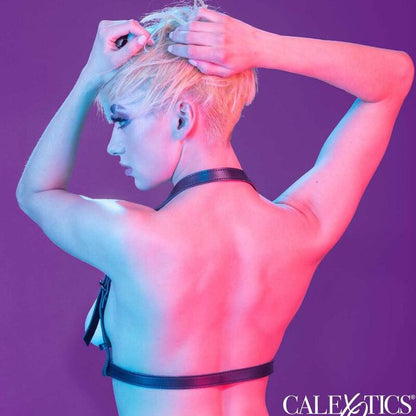 CalExotics Euphoria Halter Buckle Harness Black