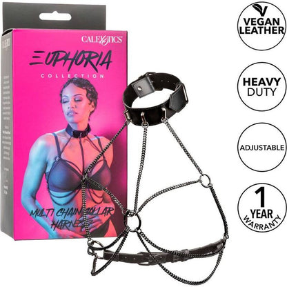 CalExotics Euphoria Multi Chain Collar Harness