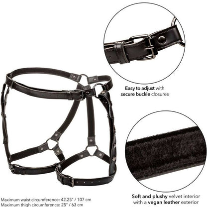 CalExotics Euphoria Riding Thigh Harness