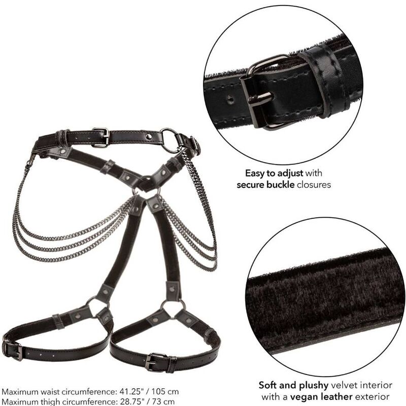 CalExotics Euphoria Multi Chain Thigh Harness