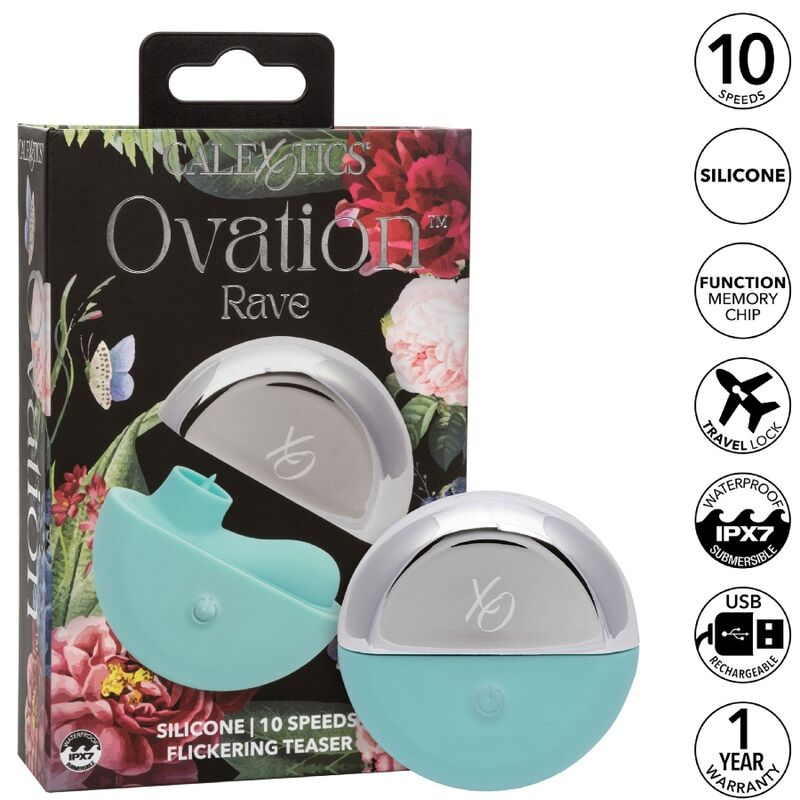 CalExotics Ovation Rave Vibrator Aqua