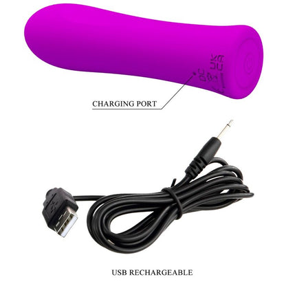 Pretty Love Alfreda Powerful Bullet Vibrator Violet