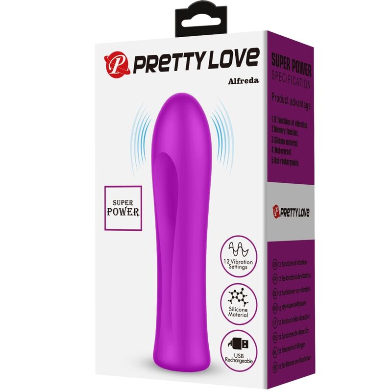 Pretty Love Alfreda Powerful Bullet Vibrator Violet