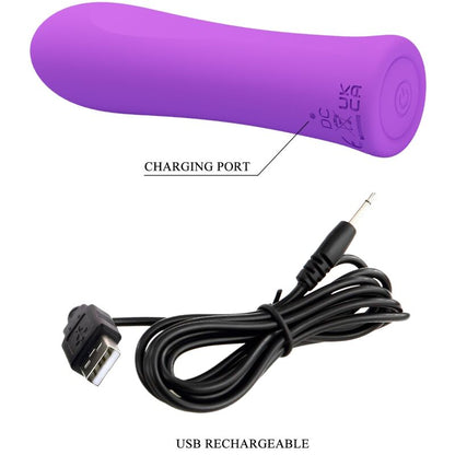 Pretty Love Alfreda Powerful Bullet Vibrator Purple