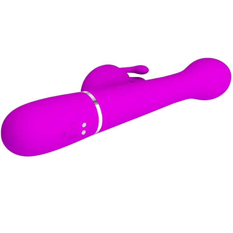 Pretty Love Dejon 3 In 1 Multifunction Rabbit Vibrator Violet