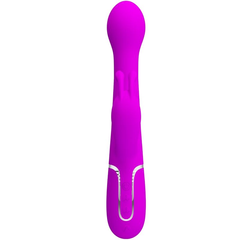 Pretty Love Dejon 3 In 1 Multifunction Rabbit Vibrator Violet