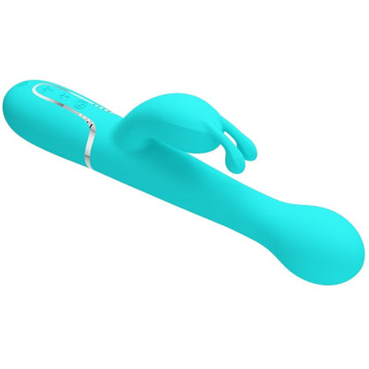 Pretty Love Dejon 3 In 1 Multifunction Rabbit Vibrator Aqua