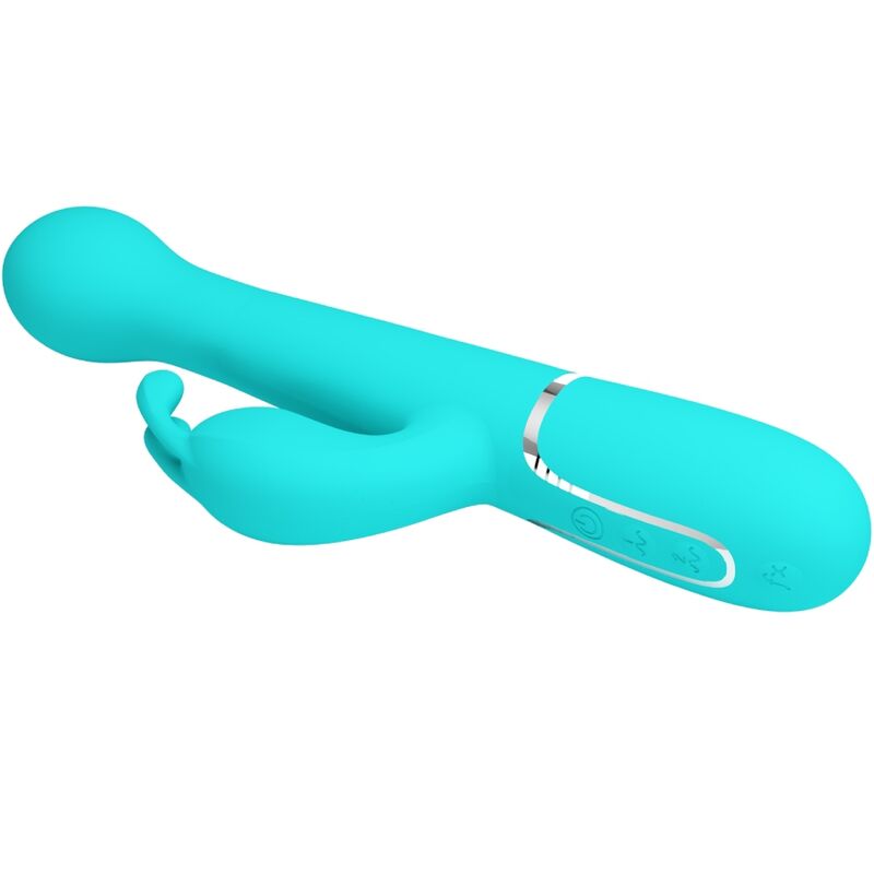 Pretty Love Dejon 3 In 1 Multifunction Rabbit Vibrator Aqua