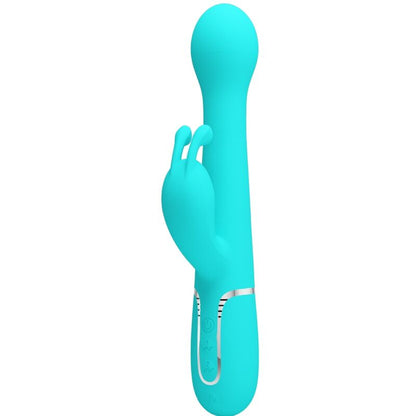 Pretty Love Dejon 3 In 1 Multifunction Rabbit Vibrator Aqua