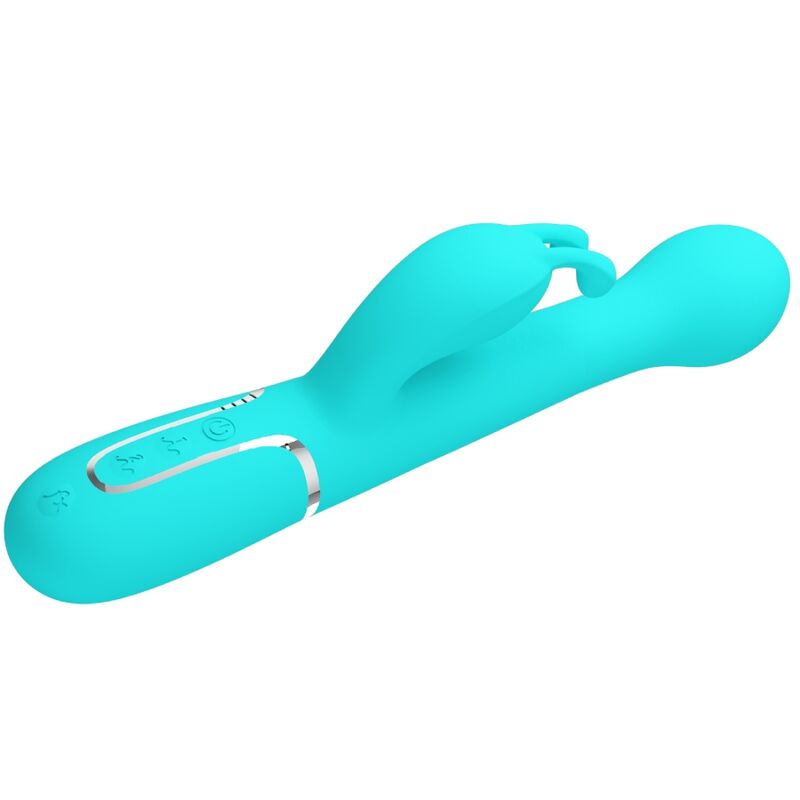 Pretty Love Dejon 3 In 1 Multifunction Rabbit Vibrator Aqua