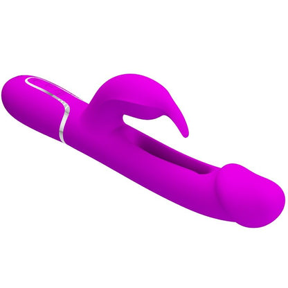 Pretty Love Kampas Rabbit 3 In 1 Multifunction Vibrator With Tongue Violet