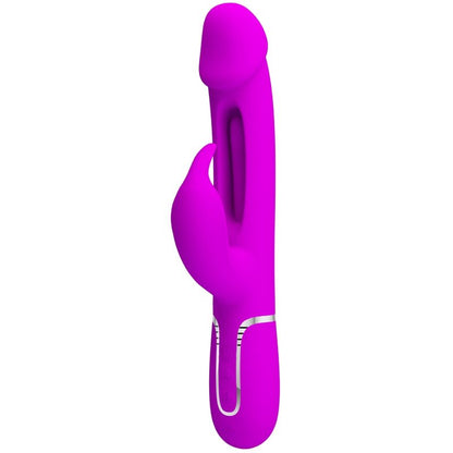 Pretty Love Kampas Rabbit 3 In 1 Multifunction Vibrator With Tongue Violet