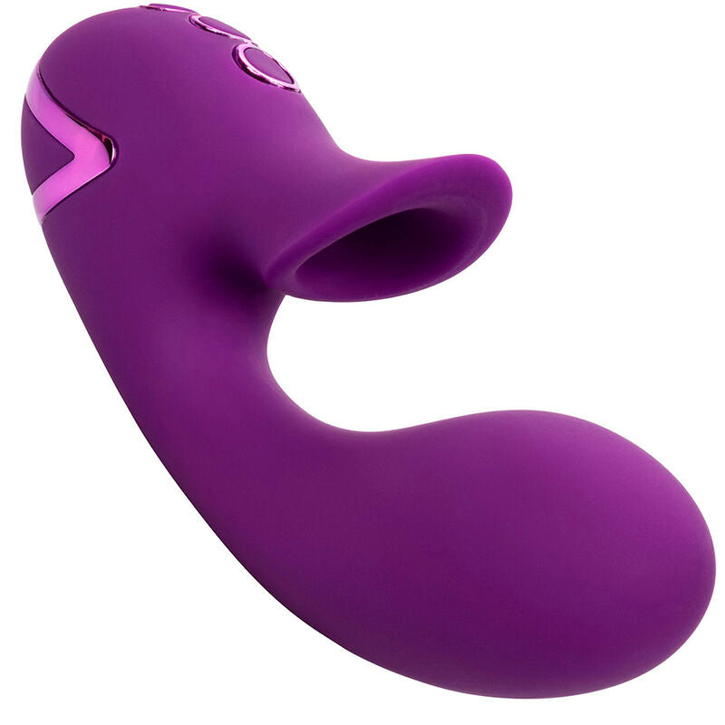 CalExotics Huntington Beach Heartbreaker Suction Rabbit Vibrator Purple