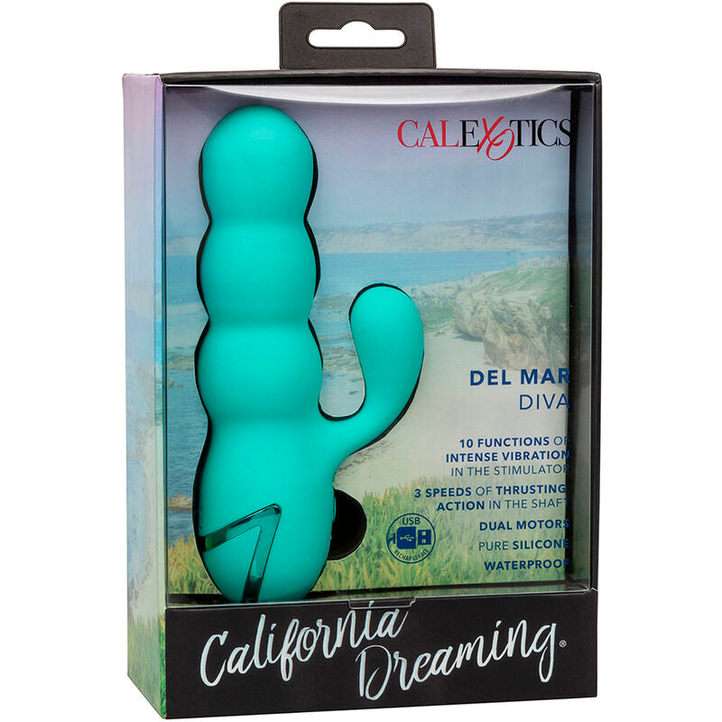 CalExotics Del Mar Diva Thrusting Rabbit Vibrator