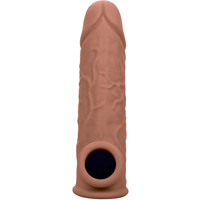 CalExotics Performance Maxx Life-Like Penis Extension 7 Inch Brown