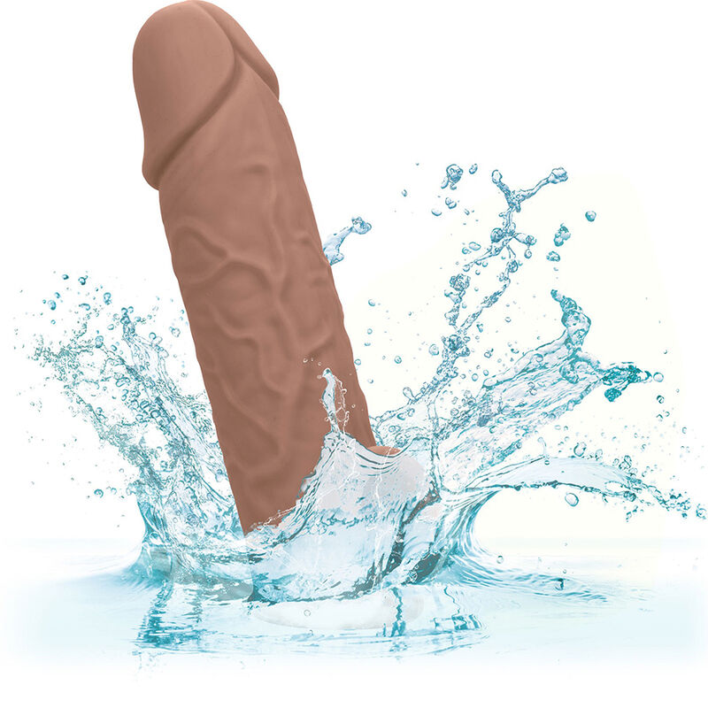 CalExotics Performance Maxx Life-Like Penis Extension 7 Inch Brown