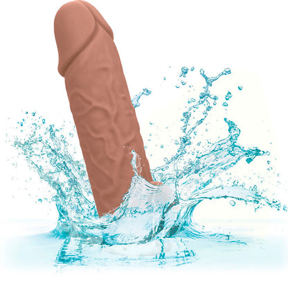 CalExotics Performance Maxx Life-Like Penis Extension 7 Inch Brown