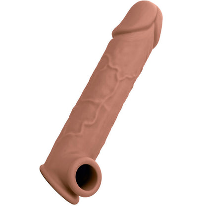 CalExotics Performance Maxx Life-Like Penis Extension 8 Inch Brown