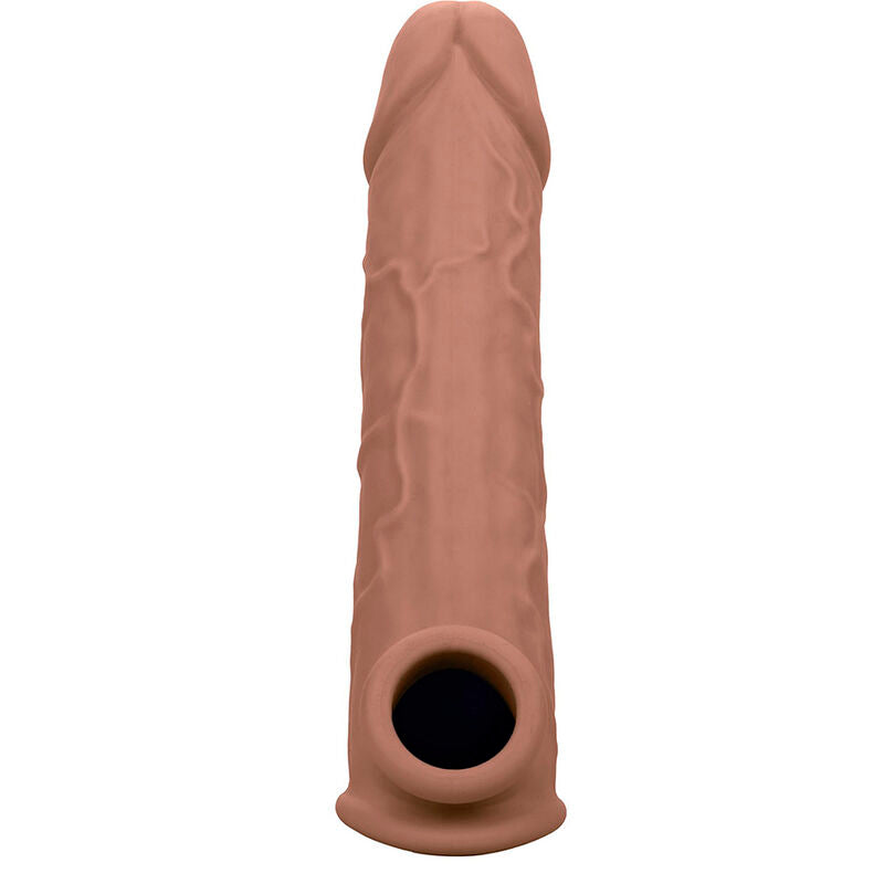 CalExotics Performance Maxx Life-Like Penis Extension 8 Inch Brown