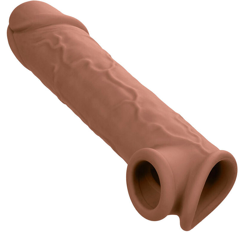 CalExotics Performance Maxx Life-Like Penis Extension 8 Inch Brown