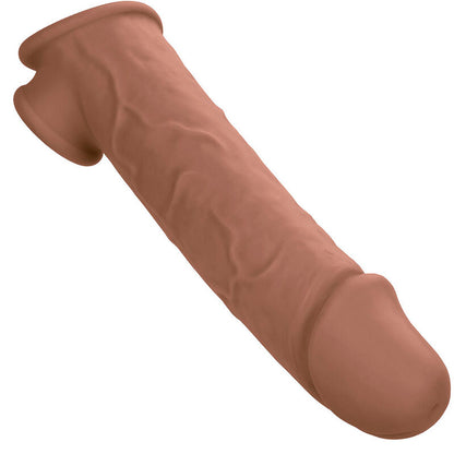 CalExotics Performance Maxx Life-Like Penis Extension 8 Inch Brown