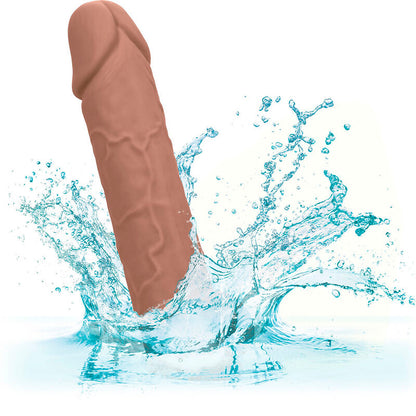 CalExotics Performance Maxx Life-Like Penis Extension 8 Inch Brown