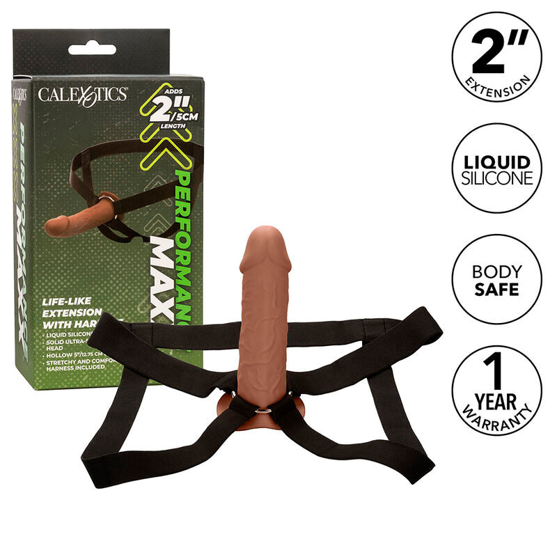 CalExotics Performance Maxx Life-Like Extension With Harness Brown