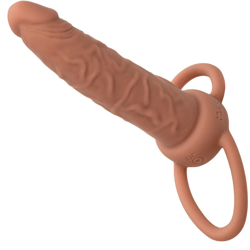 CalExotics Performance Maxx Vibrating Dual Penetrator Brown