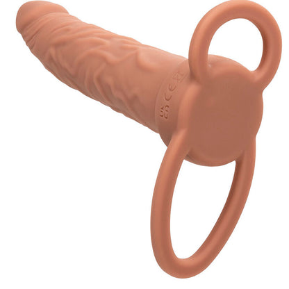 CalExotics Performance Maxx Vibrating Dual Penetrator Brown