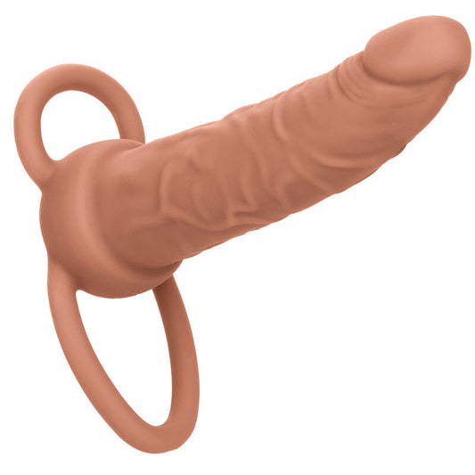 CalExotics Performance Maxx Vibrating Dual Penetrator Brown