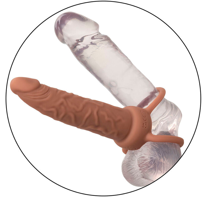 CalExotics Performance Maxx Vibrating Dual Penetrator Brown