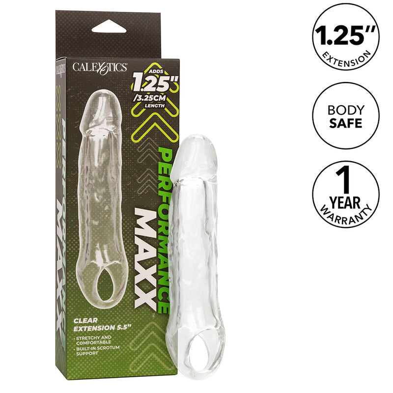 CalExotics Performance Maxx Clear Penis Extension 5.5 Inch