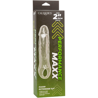 CalExotics Performance Maxx Clear Penis Extension 7.5 Inch