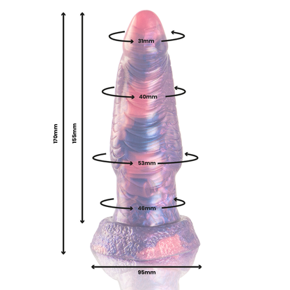 Epic Medusa Purple Fantasy Dildo