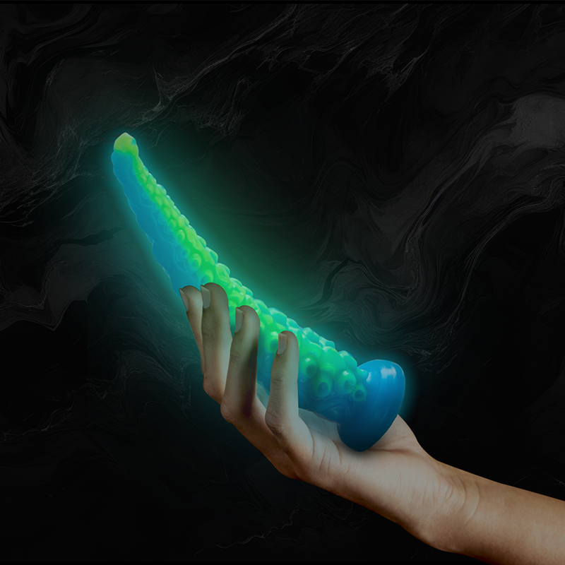 Epic Scylla Fluorescent Tentacle Fantasy Dildo Small