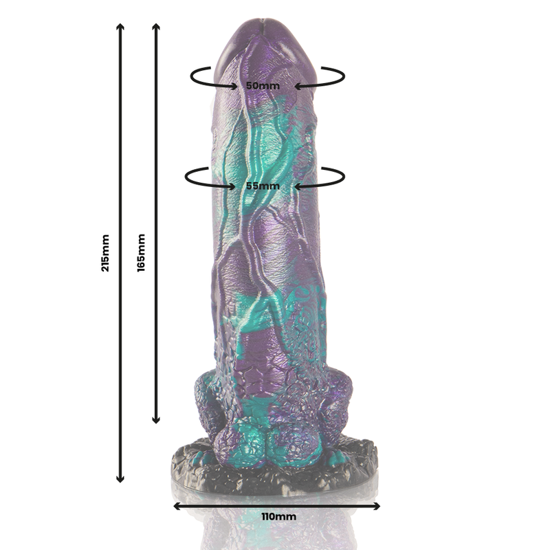 Epic Basilisk Scaly Pleasure Fantasy Dildo Large