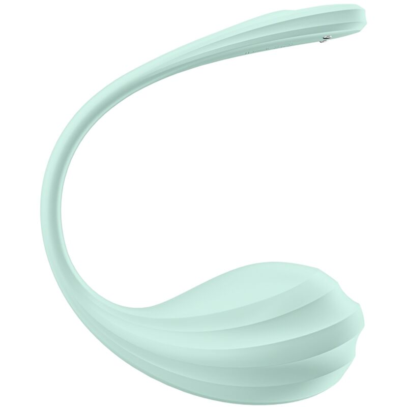 Satisfyer Smooth Petal Wearable Vibrator With App Green