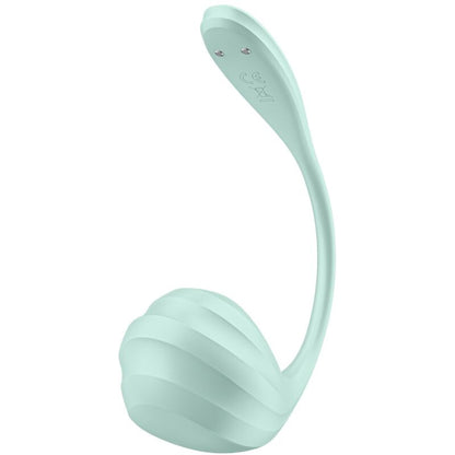 Satisfyer Smooth Petal Wearable Vibrator With App Green