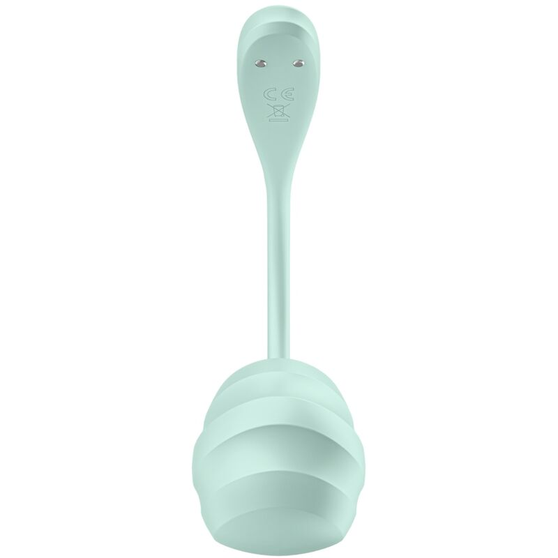 Satisfyer Smooth Petal Wearable Vibrator With App Green