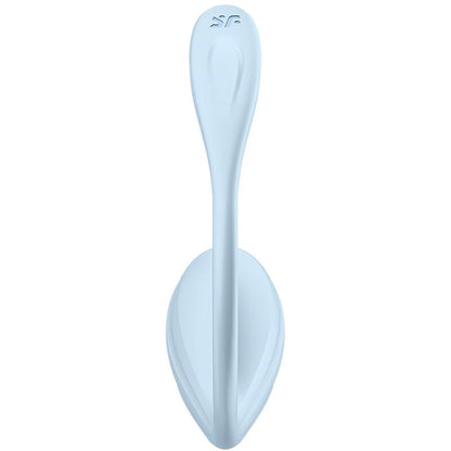 Satisfyer Smooth Petal Wearable Vibrator With App Blue