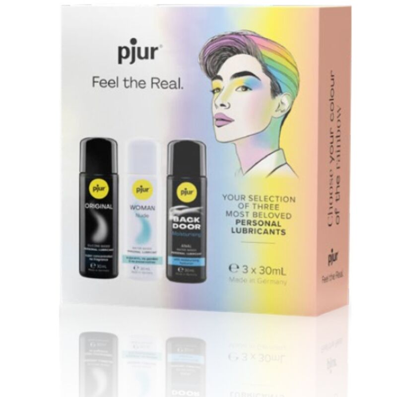 Pjur Pride Box Set of 3 x 30ml Personal Lubricants