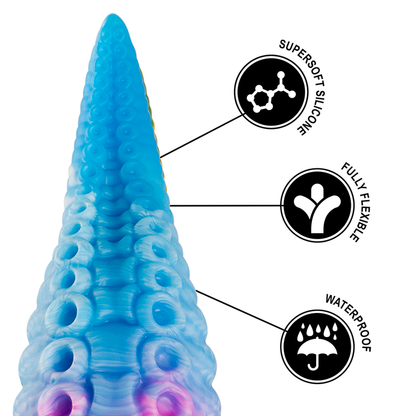 Epic Phorcys Blue Tentacle Fantasy Dildo Large