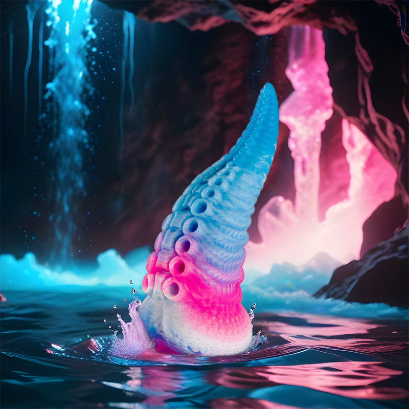 Epic Phorcys Blue Tentacle Fantasy Dildo Large