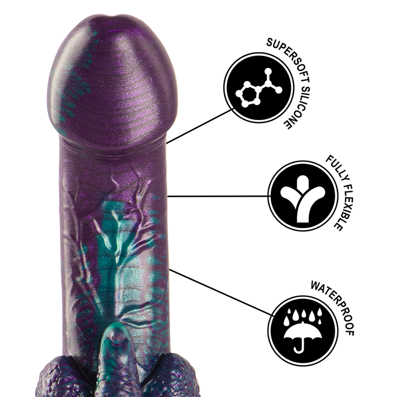 Epic Basilisk Scaly Pleasure Fantasy Dildo Small